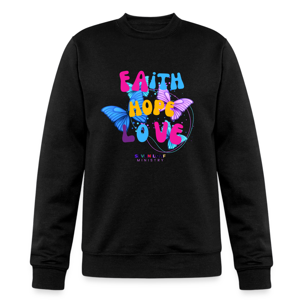 Faith Hope and Love Champion sweatshirt in black