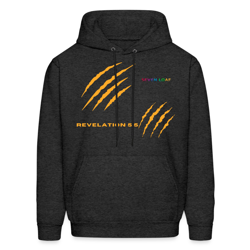 Mens "Tribe of Judah" Hoodie 2 - charcoal grey