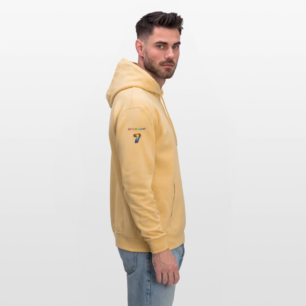 Seven Loaf Clothing Unisex Powerblend Hoodie - light gold 