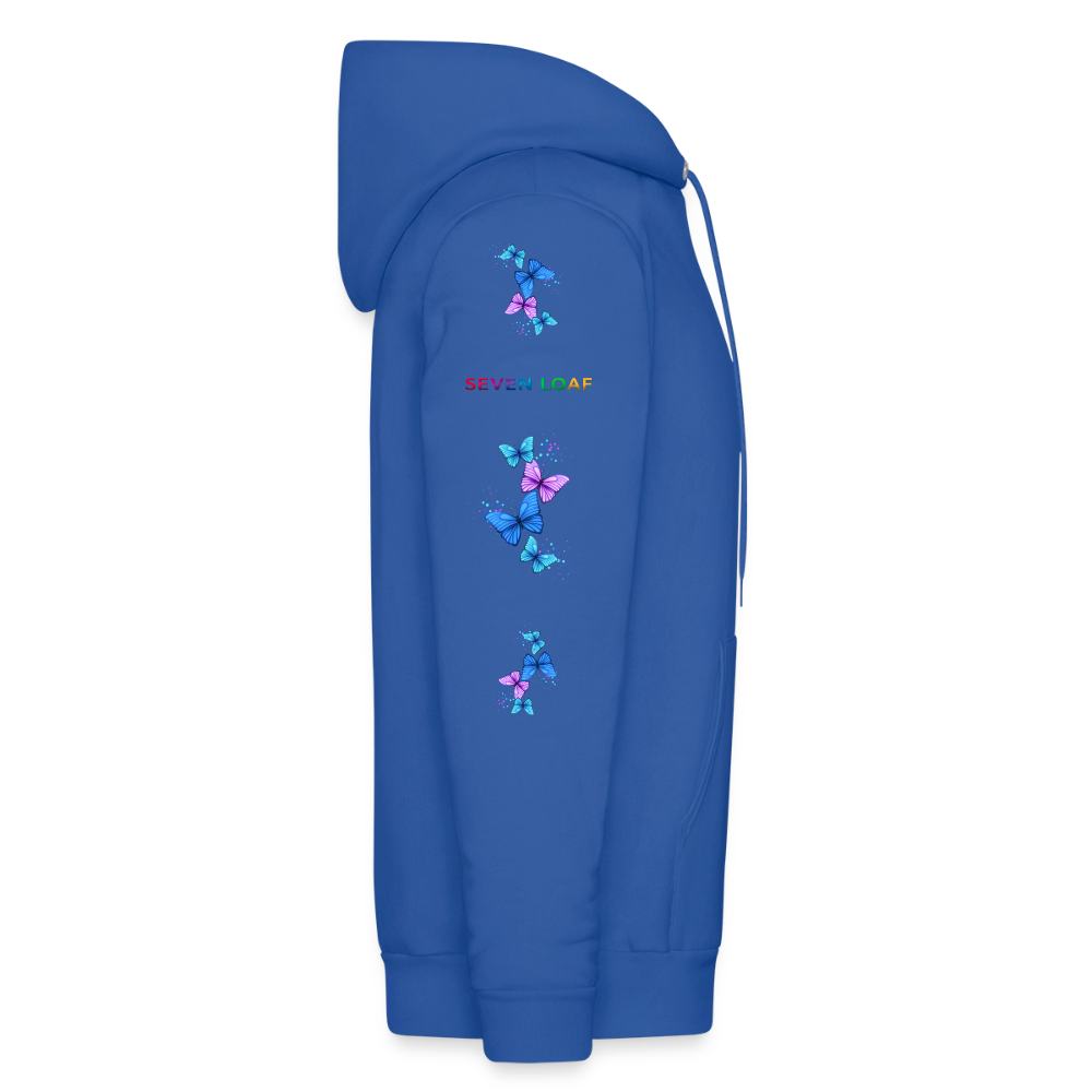 Men's Faith, Hope, and Love Hoodie - royal blue