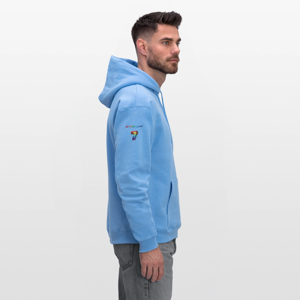 Seven Loaf Clothing Unisex Powerblend Hoodie - carolina blue