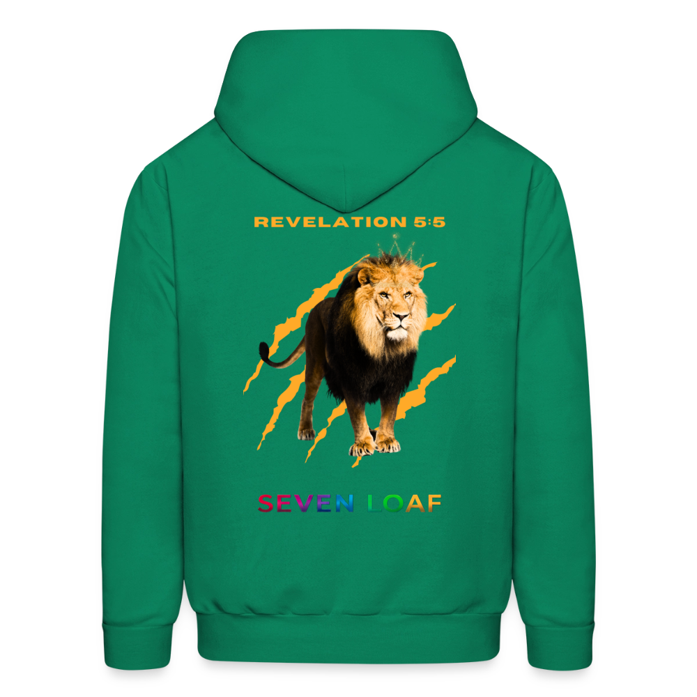 Mens "Tribe of Judah" Hoodie 2 - kelly green