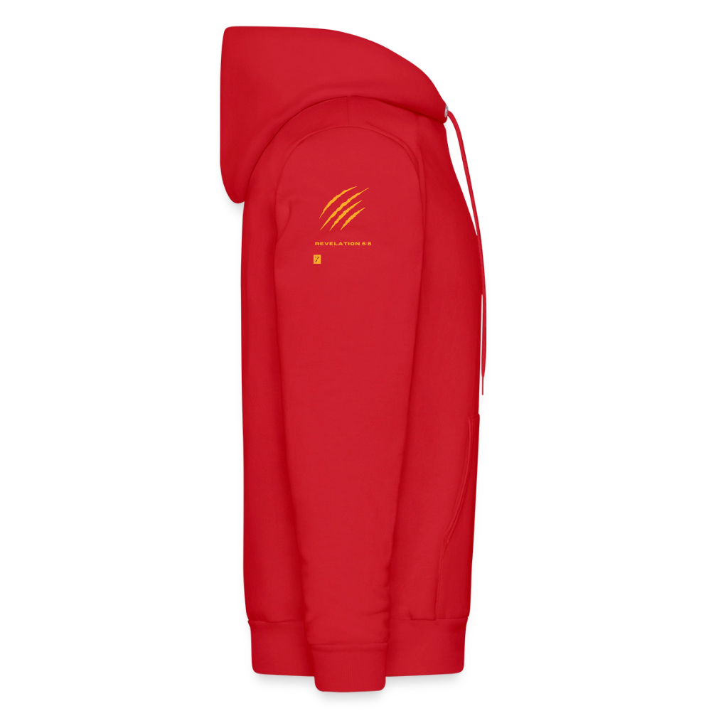 Mens "Tribe of Judah" Hoodie 2 - red
