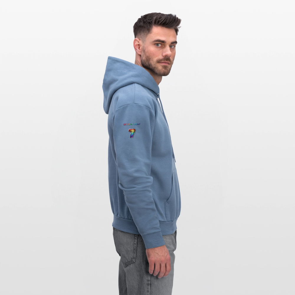 Seven Loaf Clothing Unisex Powerblend Hoodie - denim blue