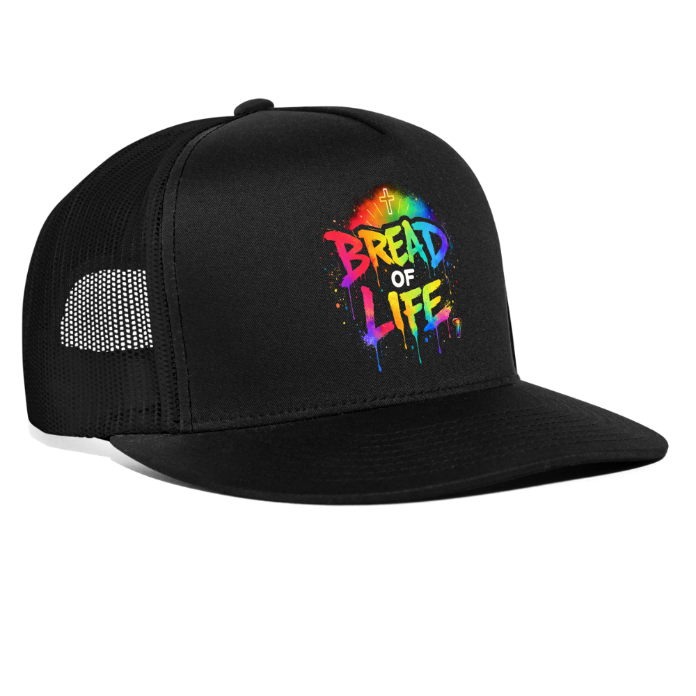 Bread Of Life Trucker Cap - black/black