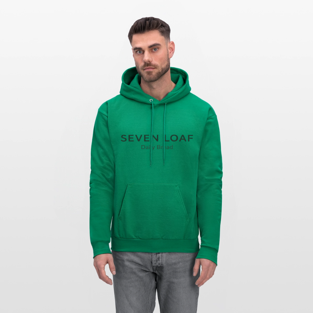 Seven Loaf Clothing Unisex Powerblend Hoodie - kelly green