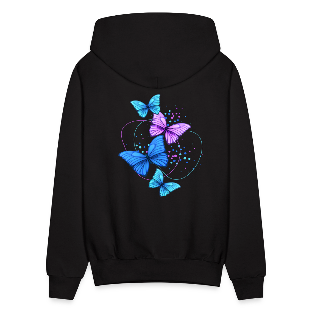 Men's Faith, Hope, and Love Hoodie - black