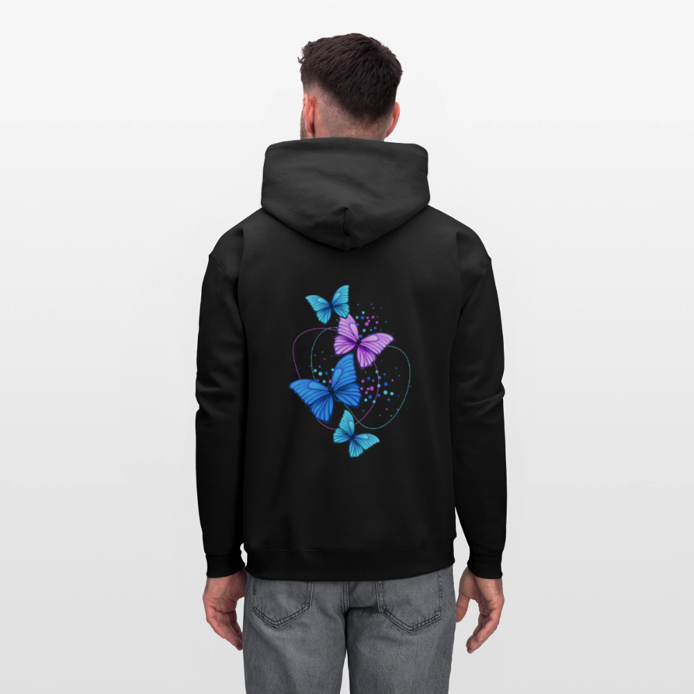Men's Faith, Hope, and Love Hoodie - black