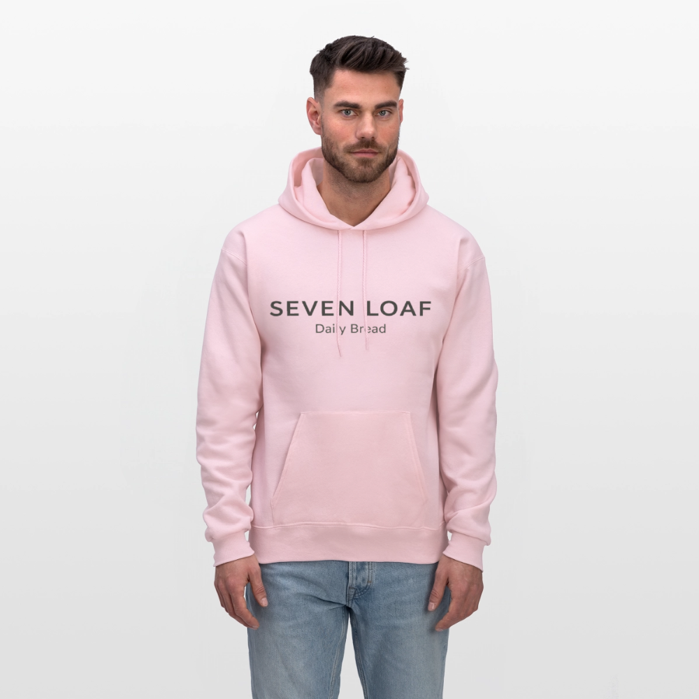 Seven Loaf Clothing Unisex Powerblend Hoodie - pale pink