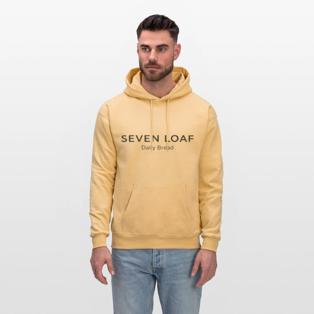 Seven Loaf Clothing Unisex Powerblend Hoodie - light gold 