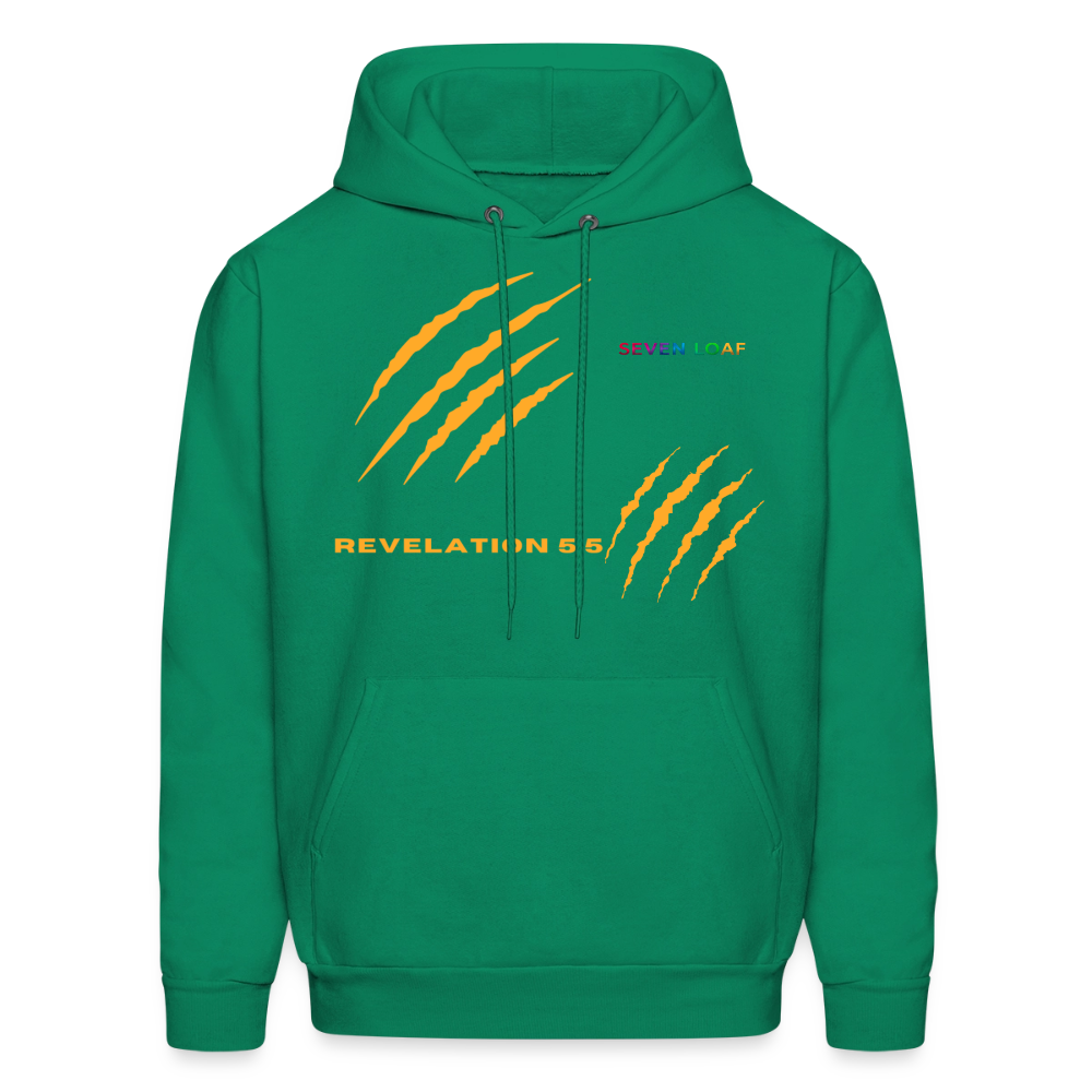 Mens "Tribe of Judah" Hoodie 2 - kelly green