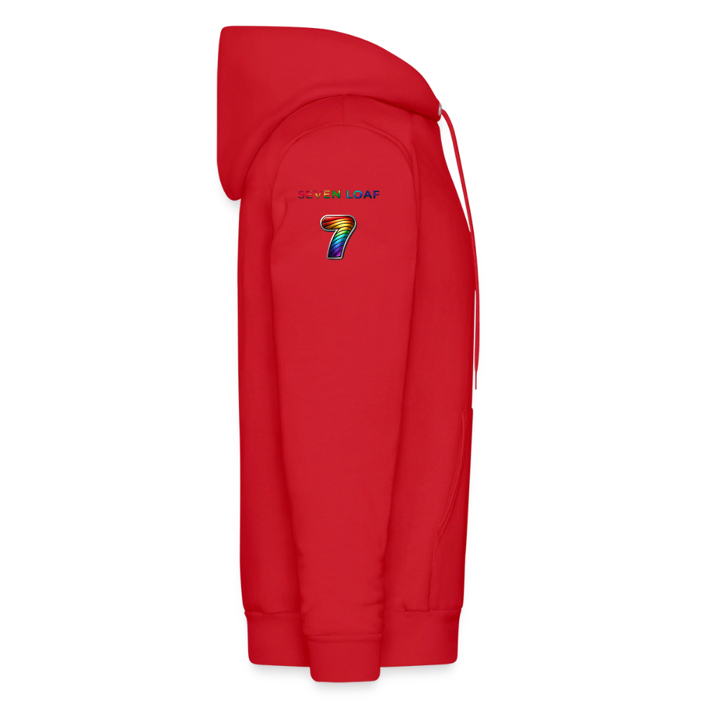 Seven Loaf Clothing Unisex Powerblend Hoodie - red