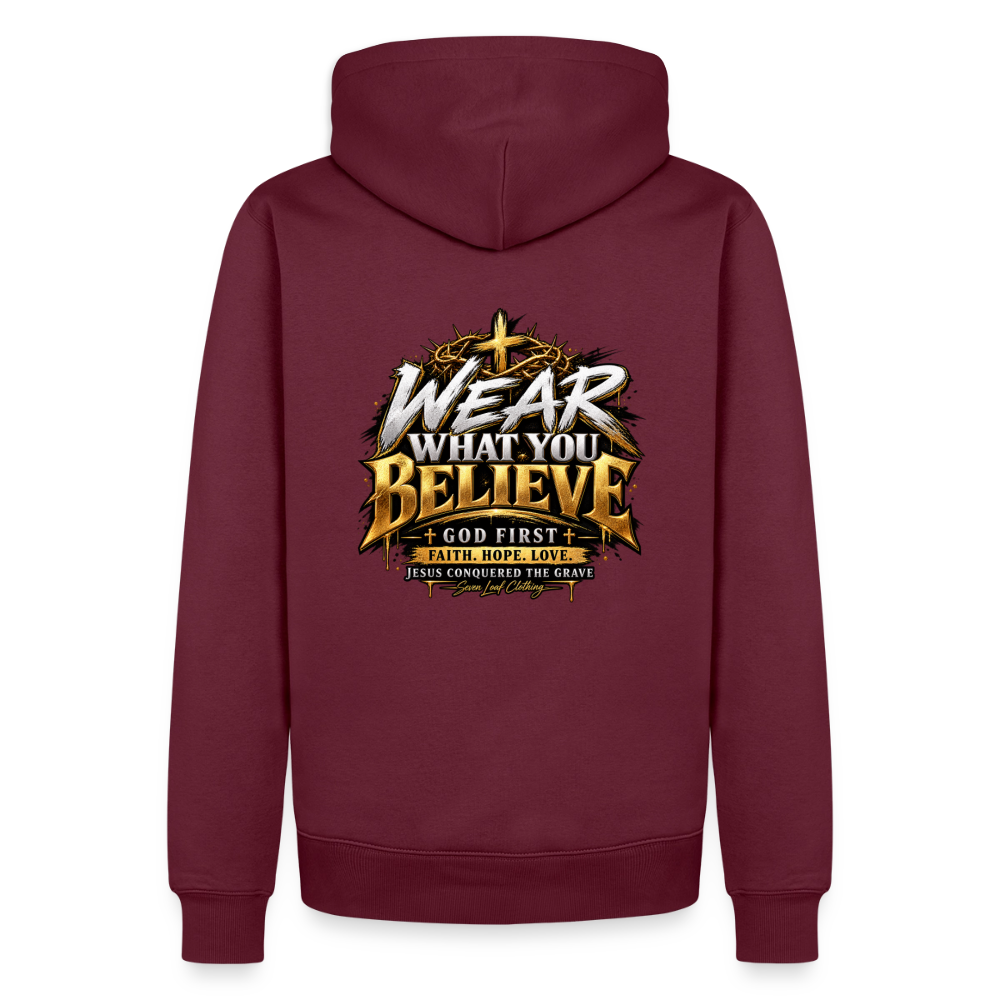 Men’s Premium Hoodie - burgundy