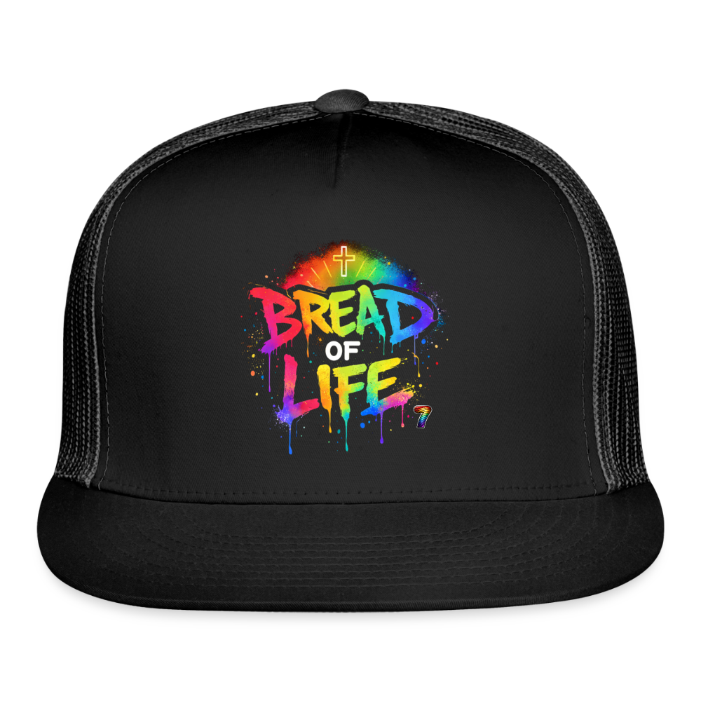 Bread Of Life Trucker Cap - black/black