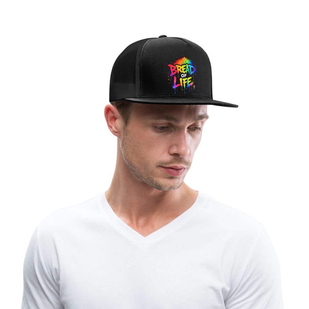 Bread Of Life Trucker Cap - black/black