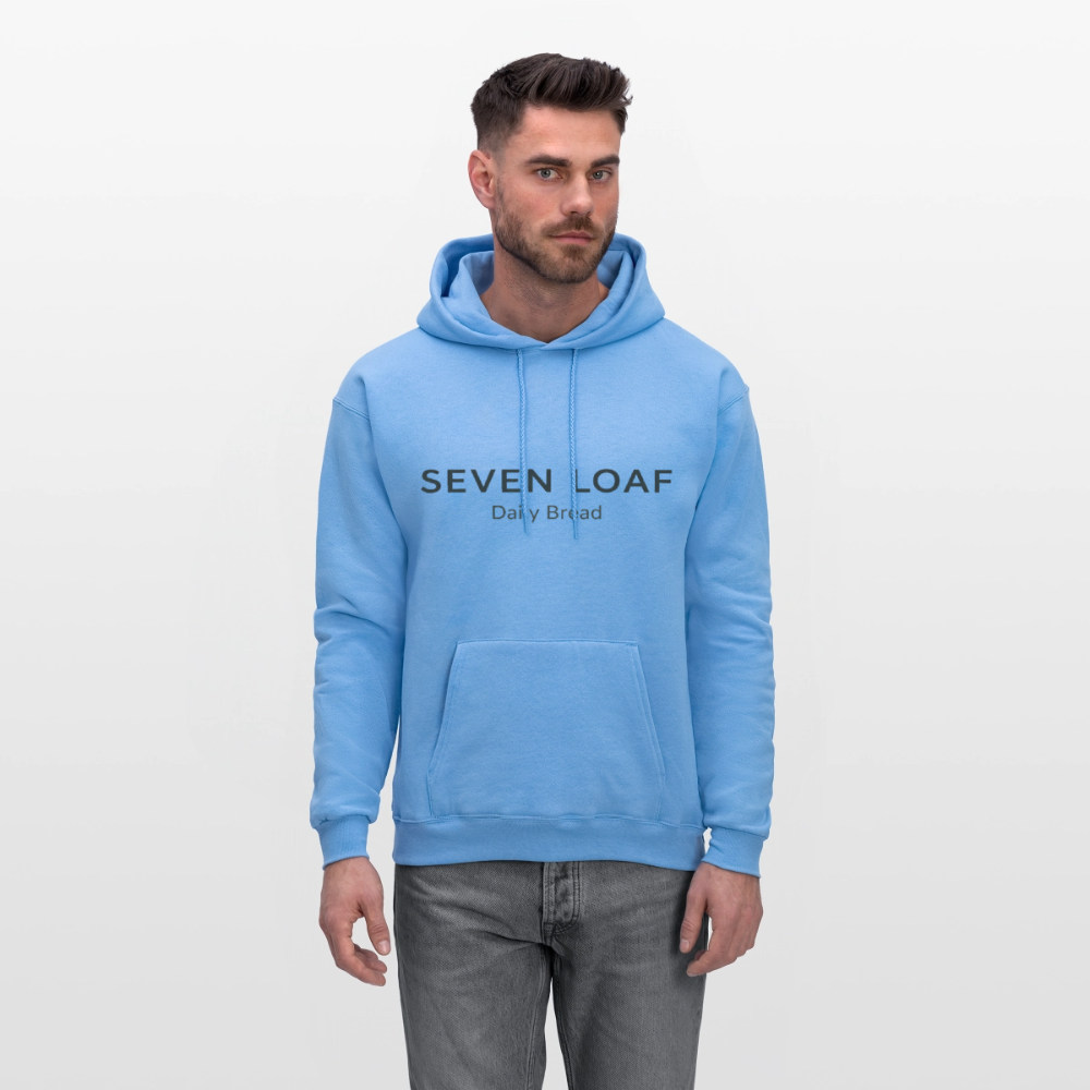 Seven Loaf Clothing Unisex Powerblend Hoodie - carolina blue