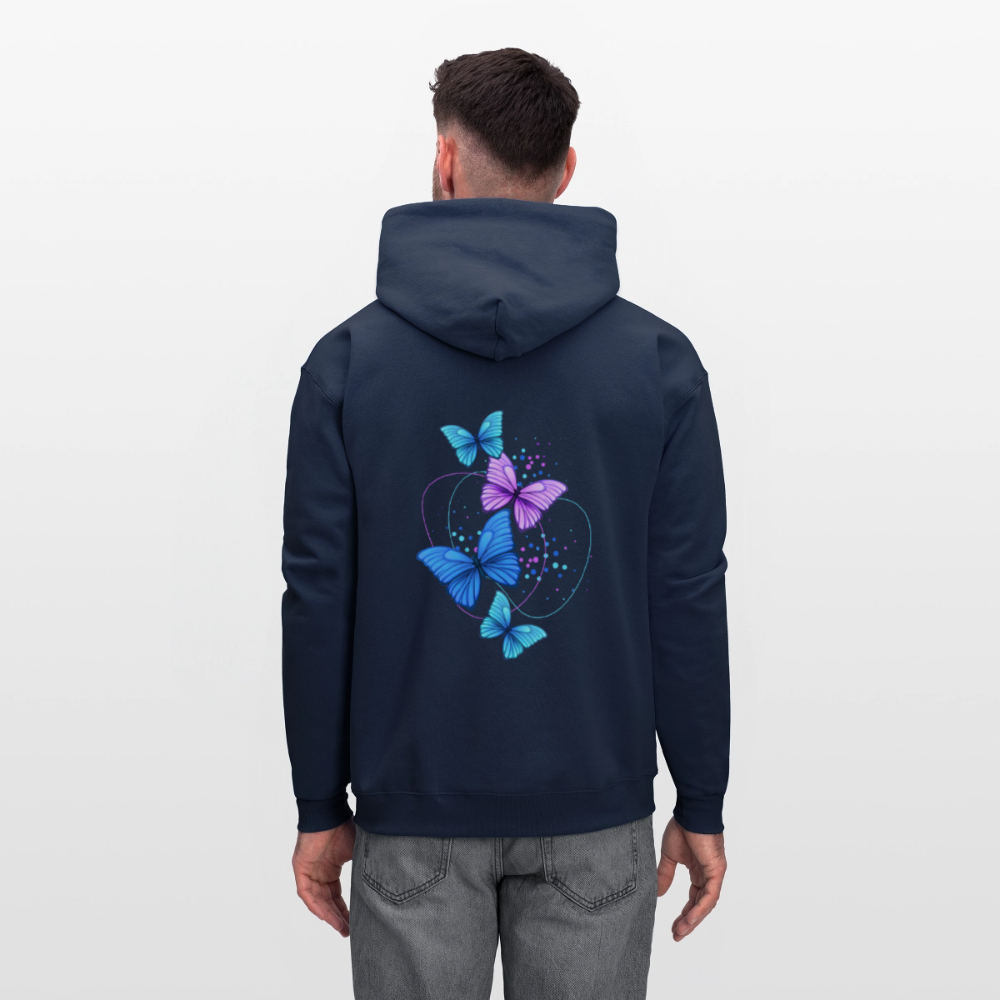 Men's Faith, Hope, and Love Hoodie - navy