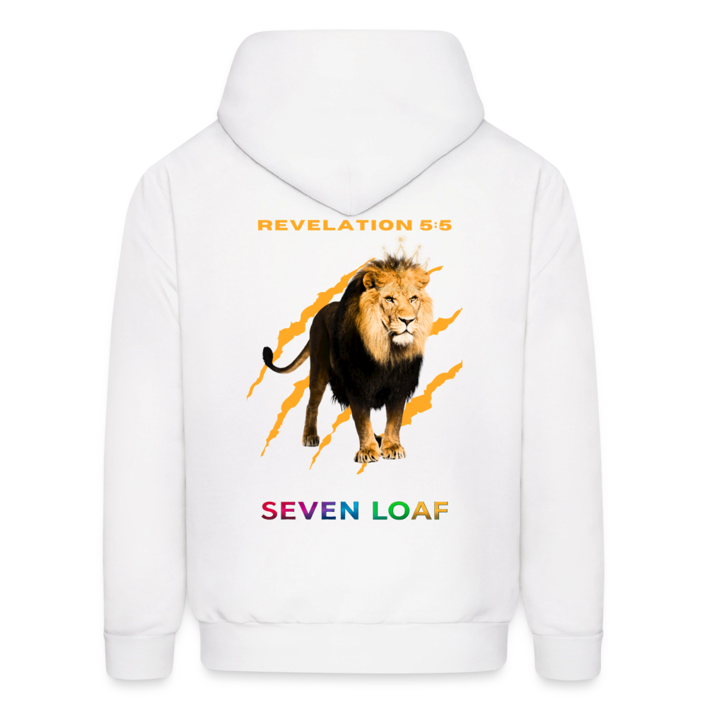 Mens "Tribe of Judah" Hoodie 2 - white