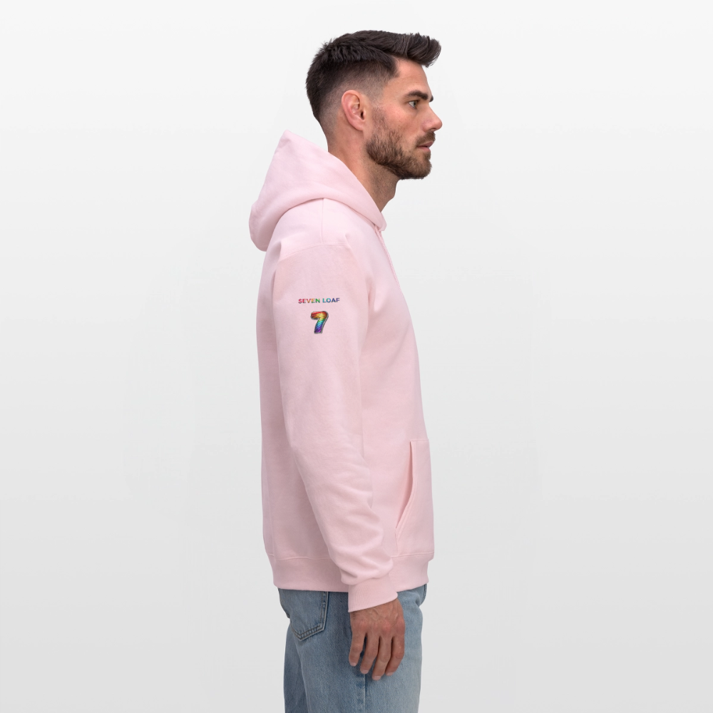 Seven Loaf Clothing Unisex Powerblend Hoodie - pale pink