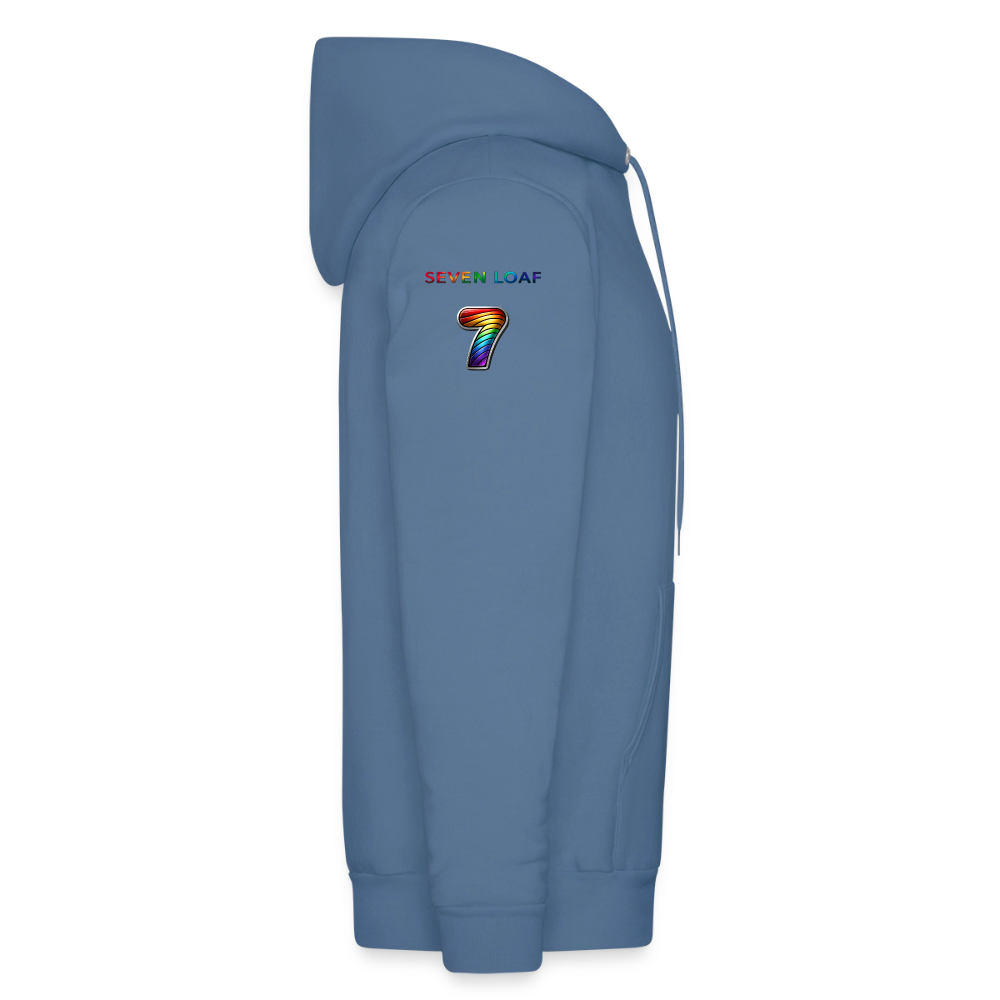 Seven Loaf Clothing Unisex Powerblend Hoodie - denim blue