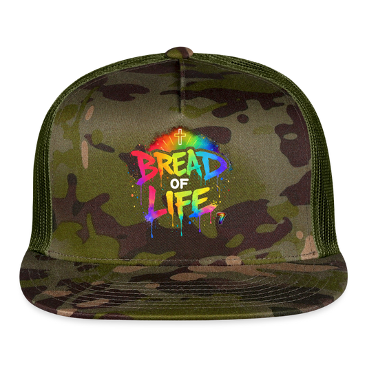 Bread Of Life Trucker Cap - MultiCam\green