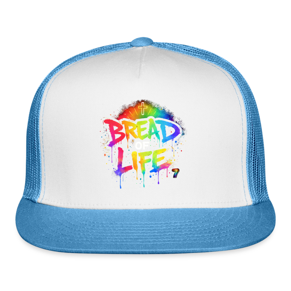 Bread Of Life Trucker Cap - white/blue
