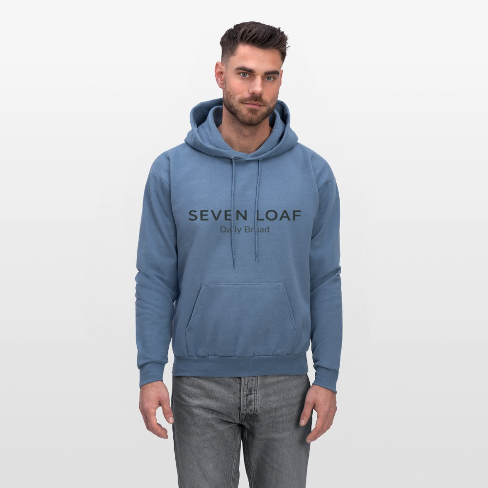 Seven Loaf Clothing Unisex Powerblend Hoodie - denim blue
