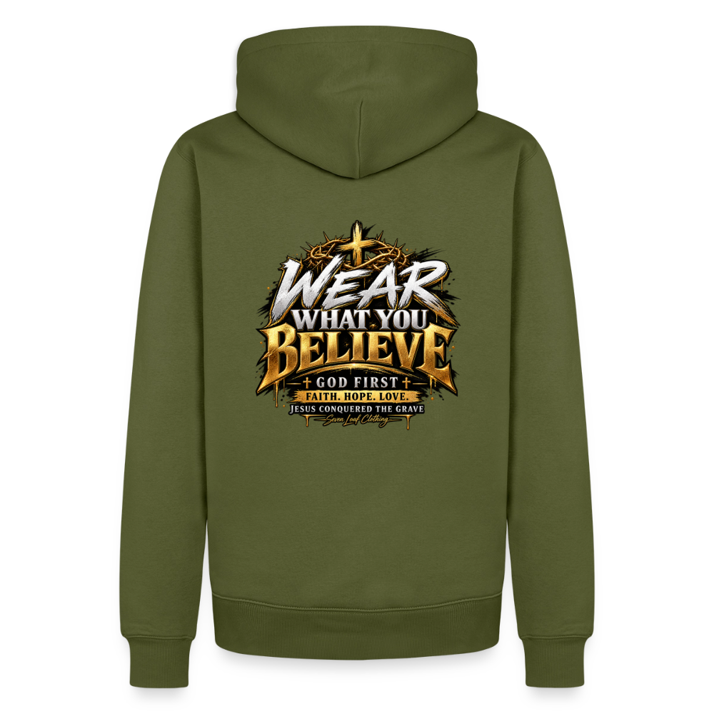 Men’s Premium Hoodie - khaki green 
