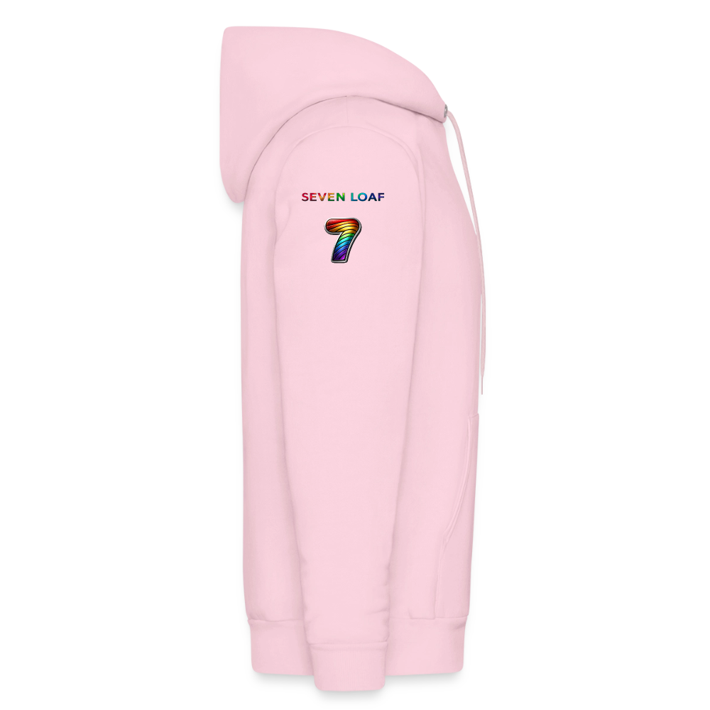 Seven Loaf Clothing Unisex Powerblend Hoodie - pale pink