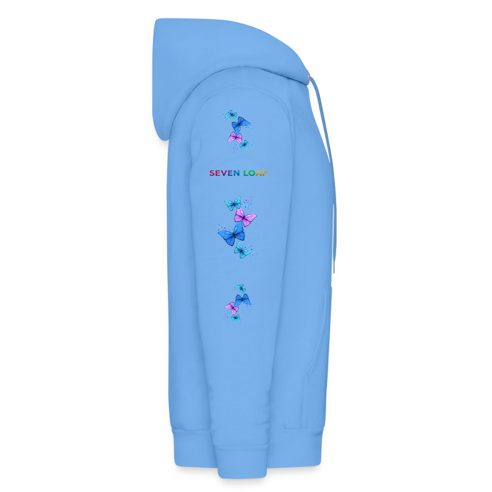 Men's Faith, Hope, and Love Hoodie - carolina blue