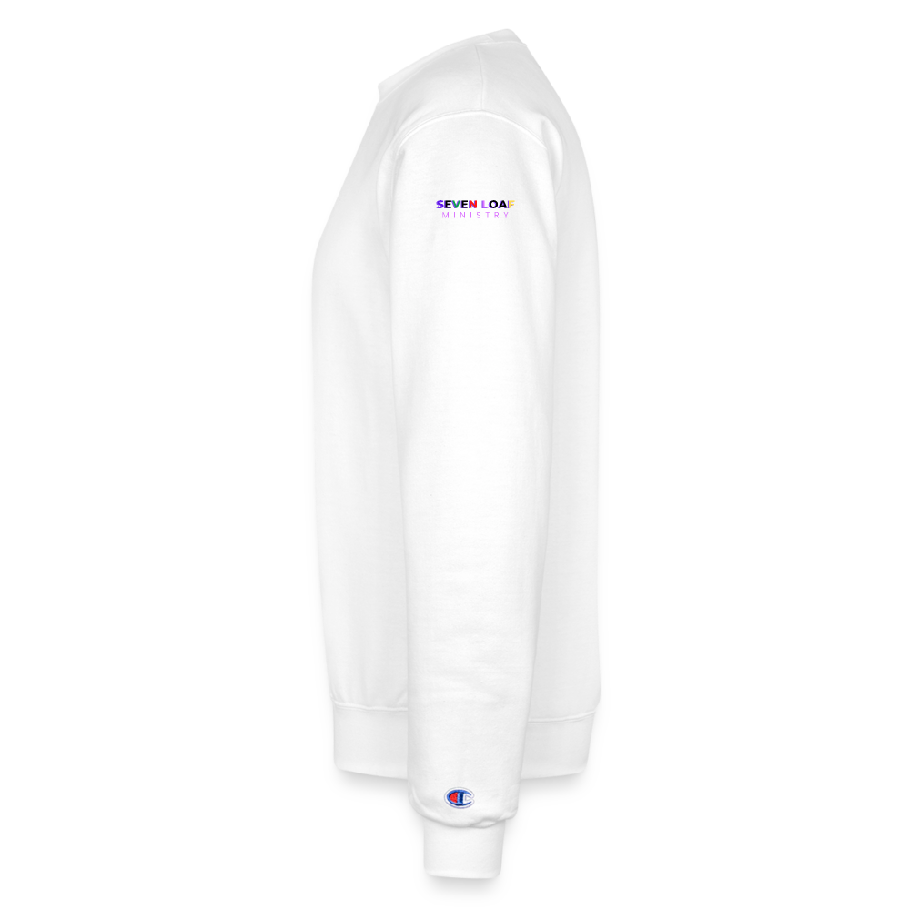 Champion Unisex Powerblend Sweatshirt - white