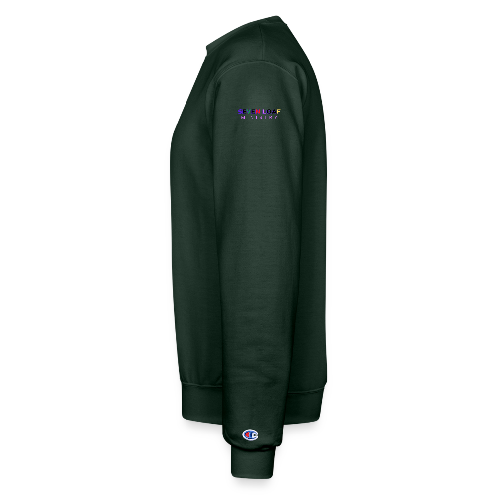 Champion Unisex Powerblend Sweatshirt - Dark Green