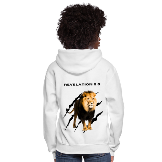 Women's "Tribe of Judah" Hoodie - white