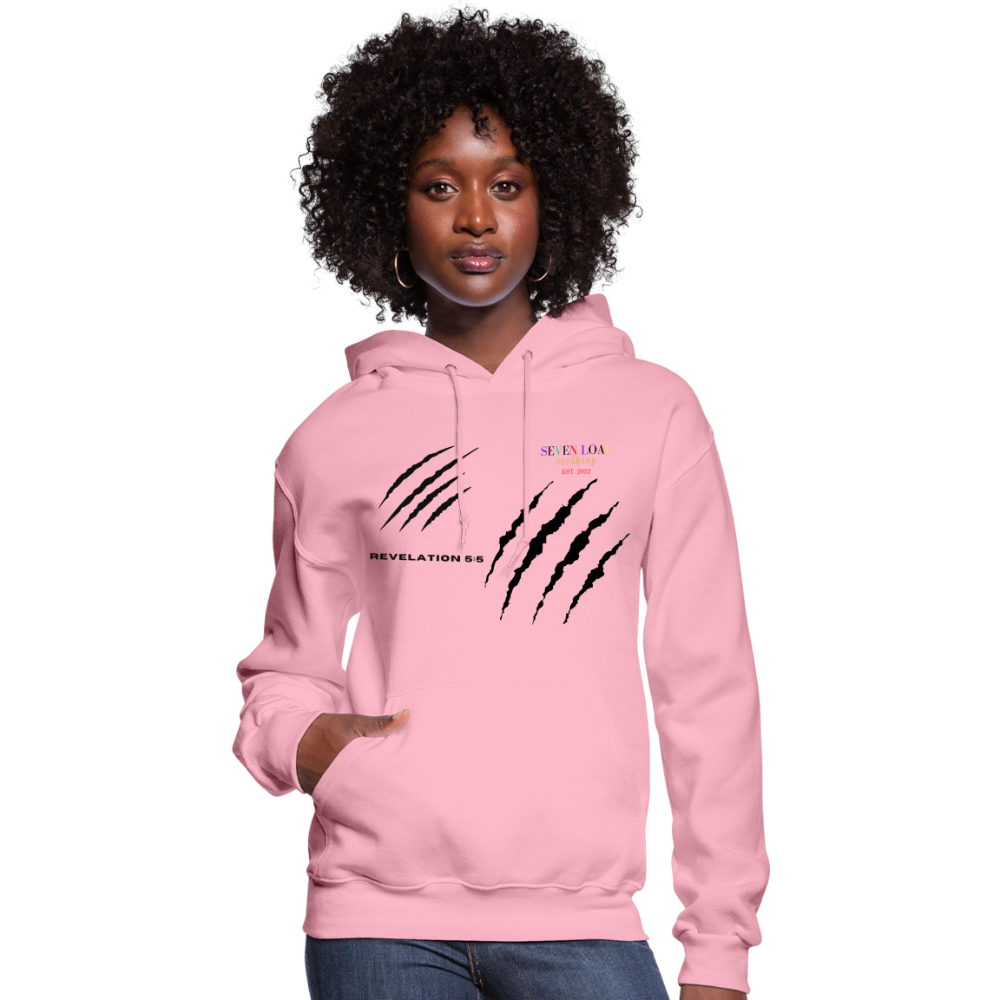 Women's "Tribe of Judah" Hoodie - classic pink