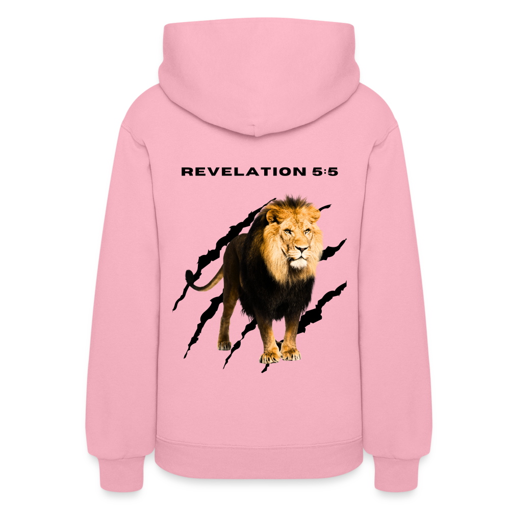Women's "Tribe of Judah" Hoodie - classic pink