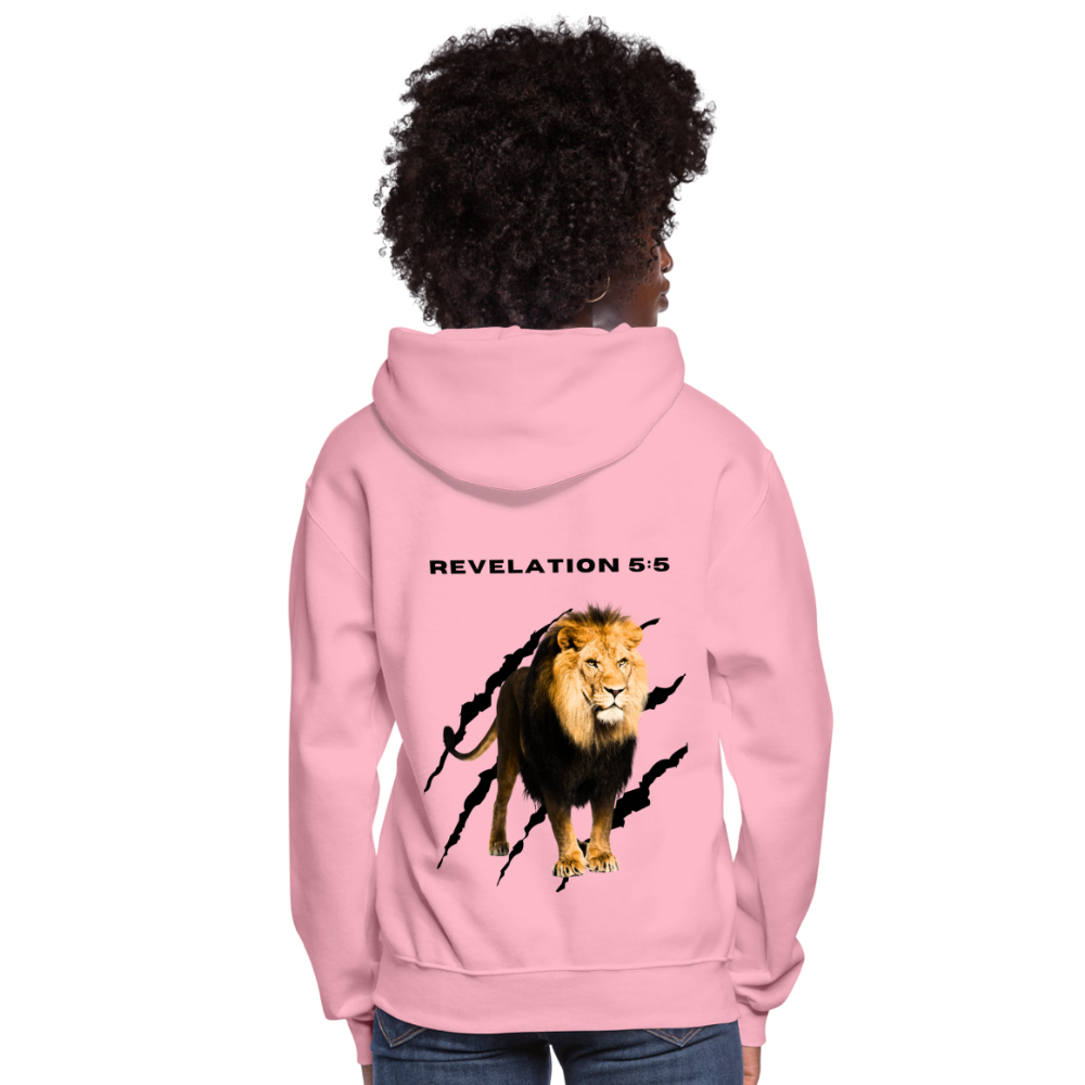 Women's "Tribe of Judah" Hoodie - classic pink