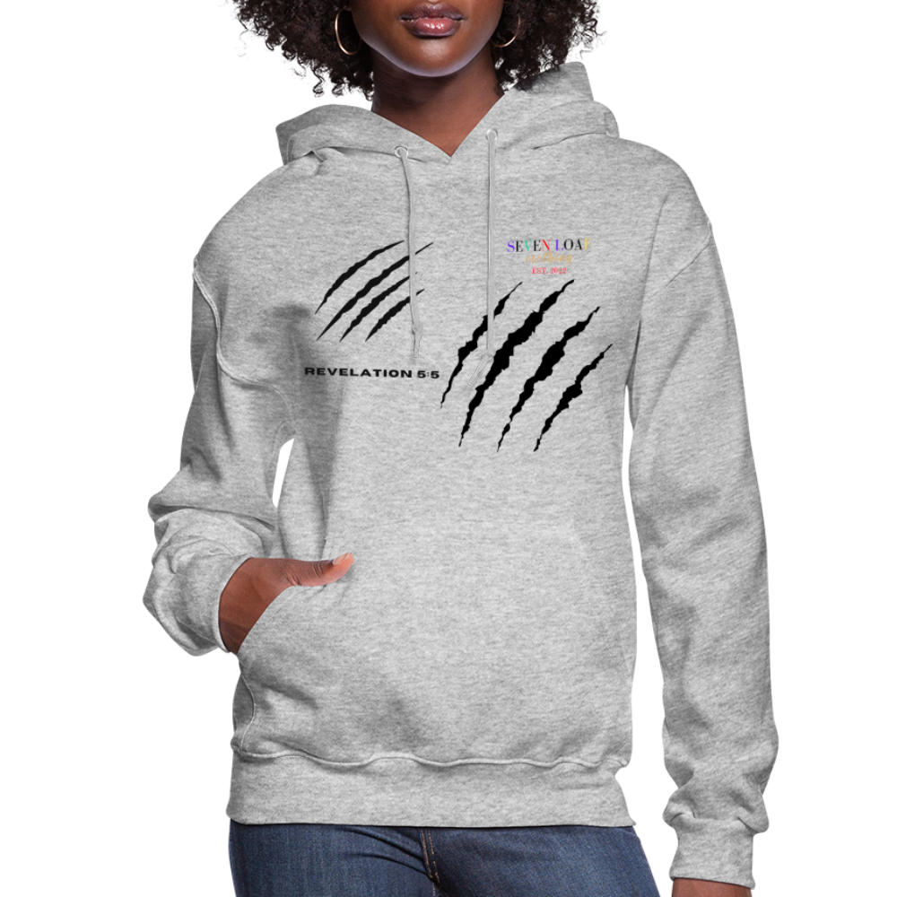 Women's "Tribe of Judah" Hoodie - heather gray