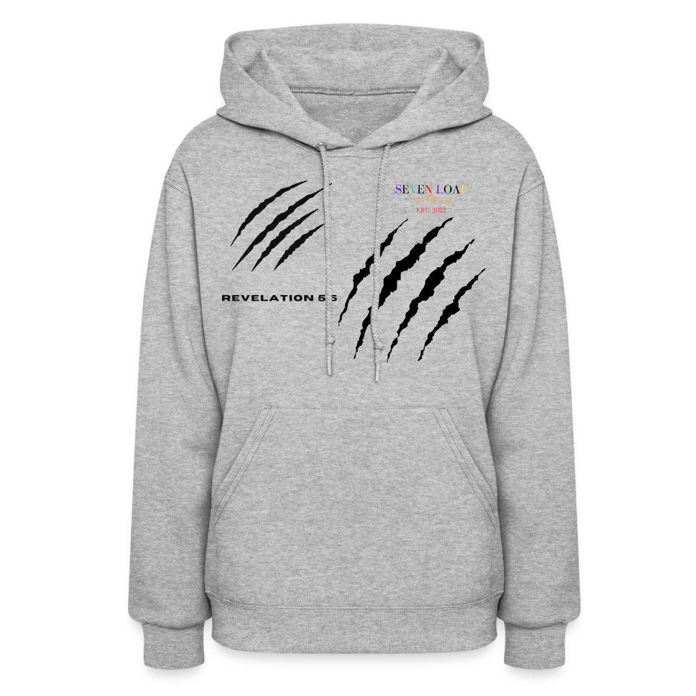 Women's "Tribe of Judah" Hoodie - heather gray