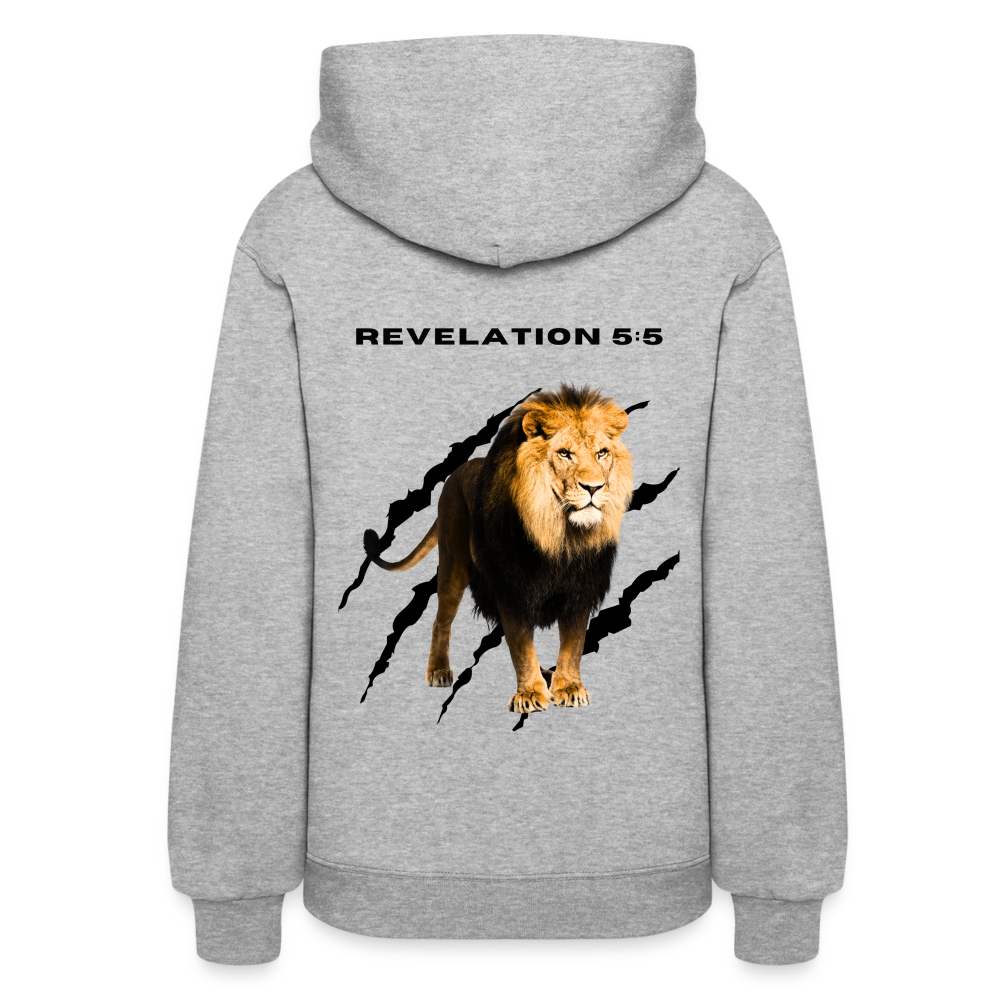 Women's "Tribe of Judah" Hoodie - heather gray