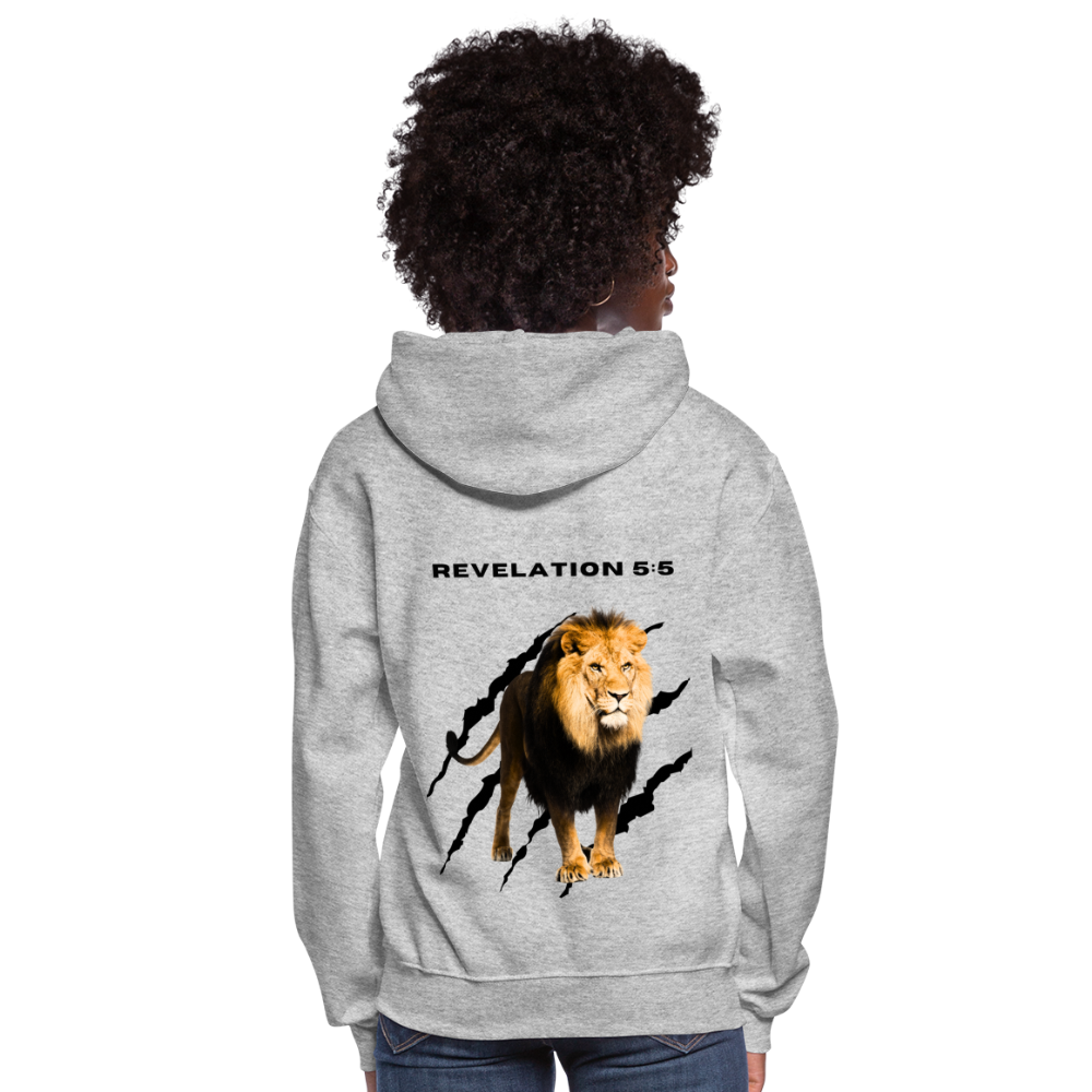 Women's "Tribe of Judah" Hoodie - heather gray