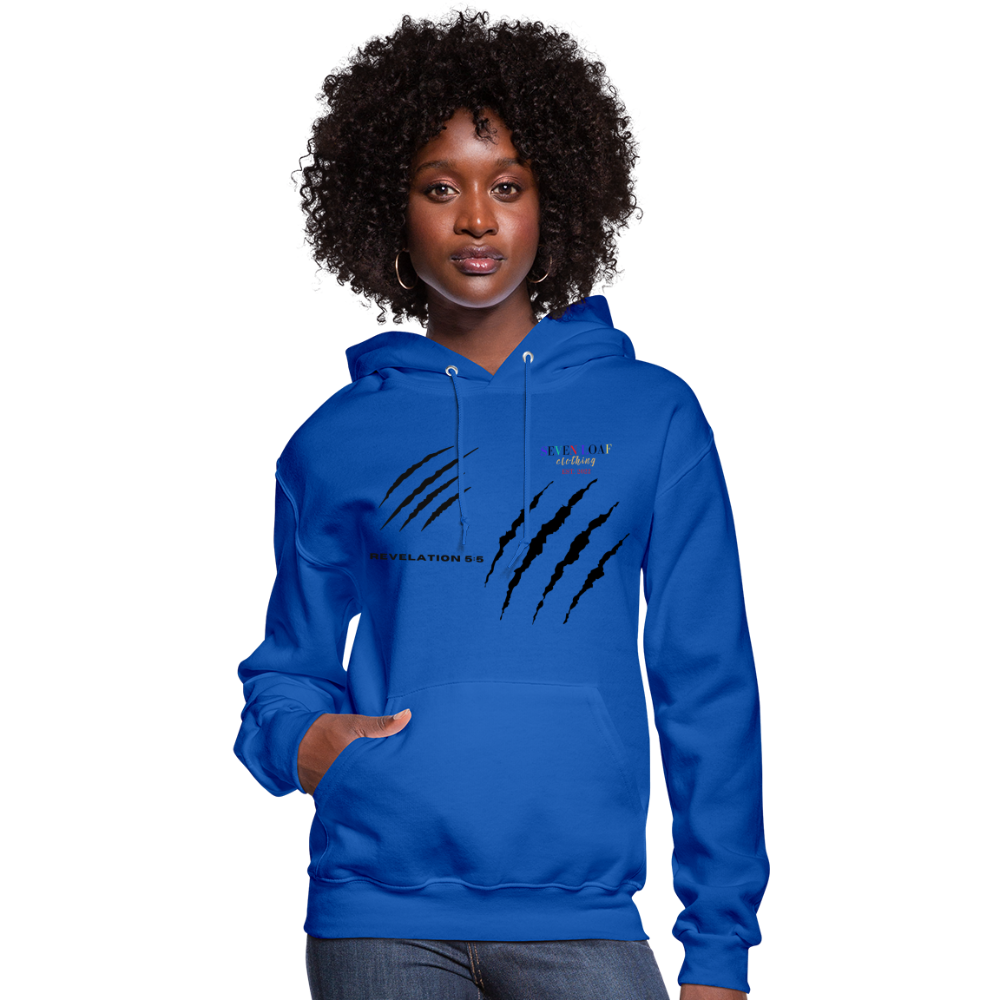 Women's "Tribe of Judah" Hoodie - royal blue