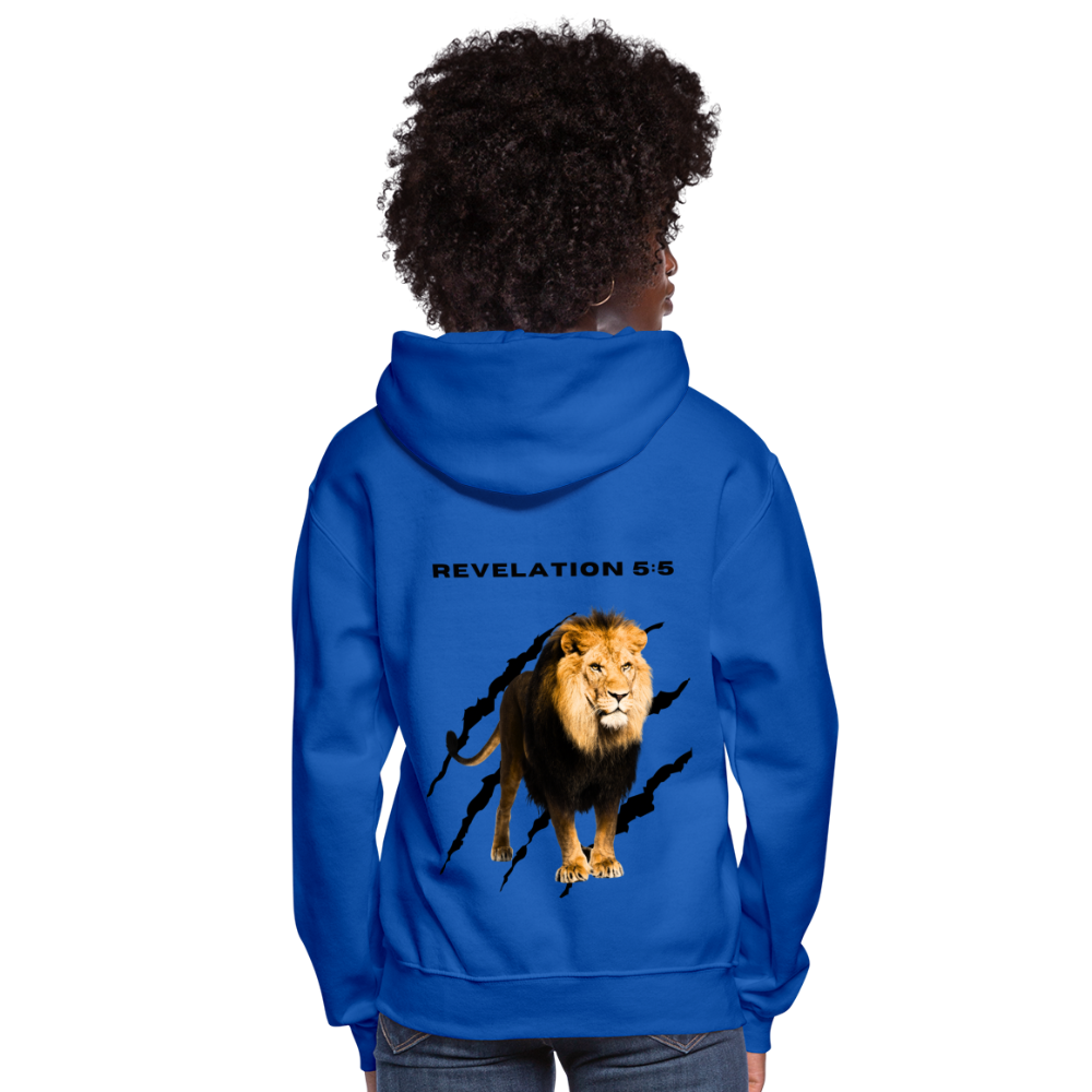 Women's "Tribe of Judah" Hoodie - royal blue