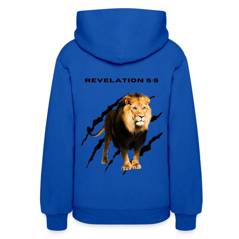 Women's "Tribe of Judah" Hoodie - royal blue