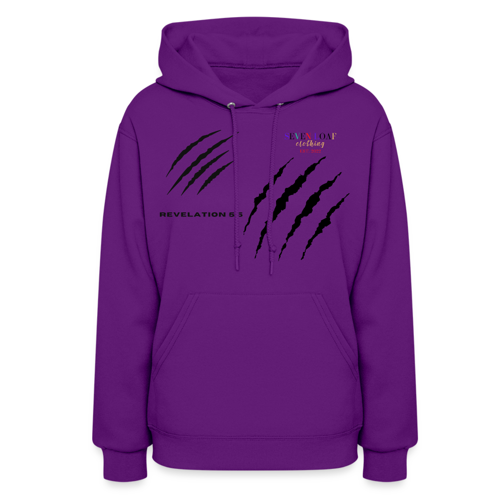 Women's "Tribe of Judah" Hoodie - purple