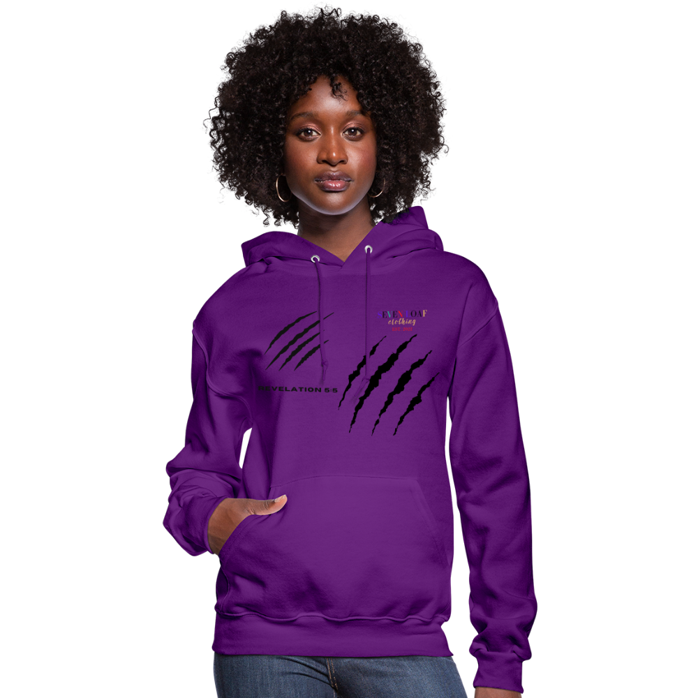 Women's "Tribe of Judah" Hoodie - purple