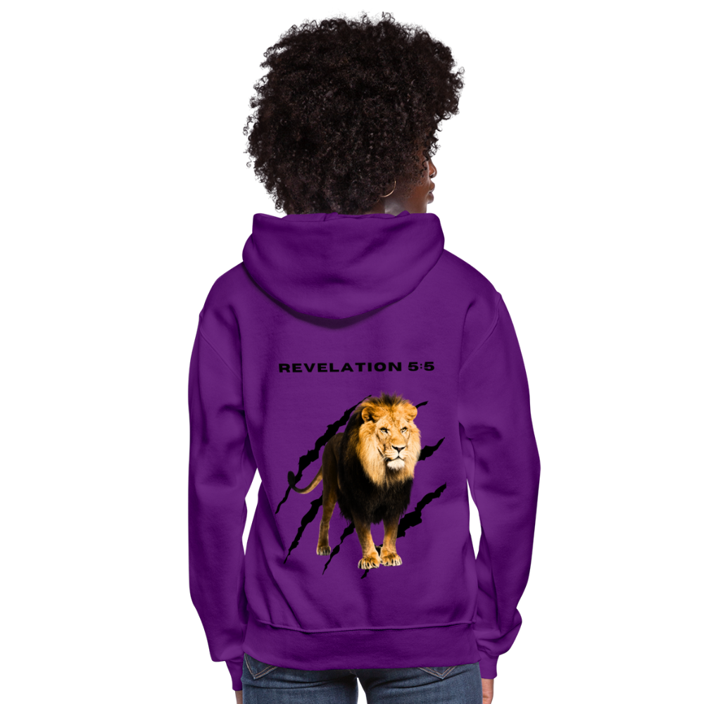 Women's "Tribe of Judah" Hoodie - purple