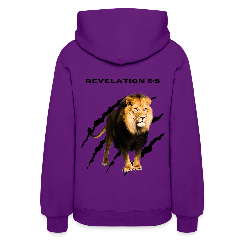 Women's "Tribe of Judah" Hoodie - purple