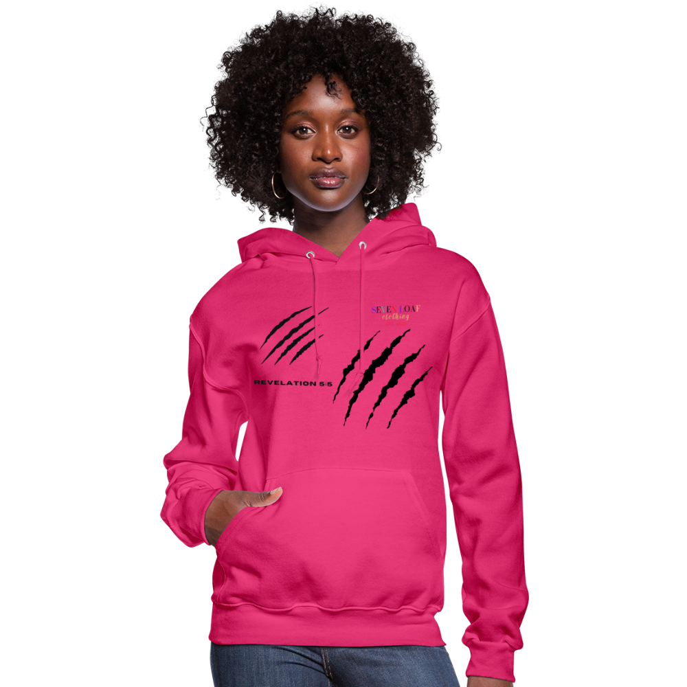 Women's "Tribe of Judah" Hoodie - fuchsia