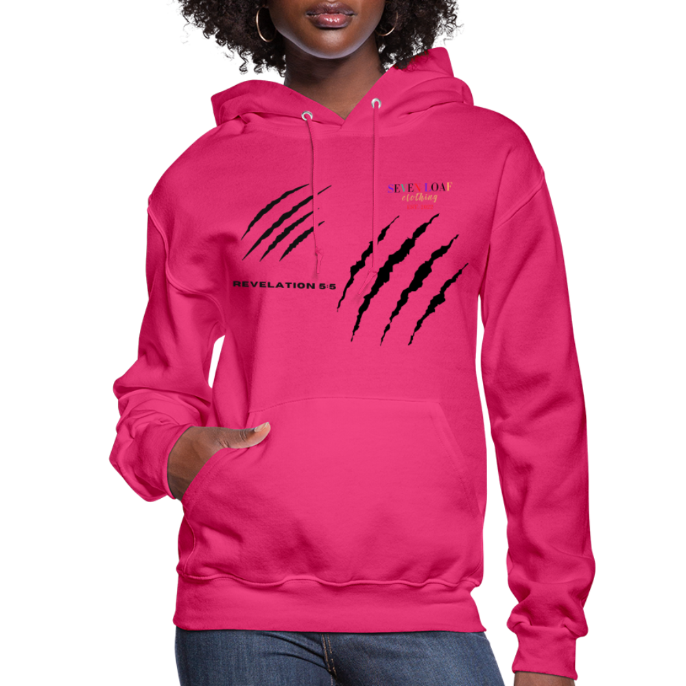 Women's "Tribe of Judah" Hoodie - fuchsia