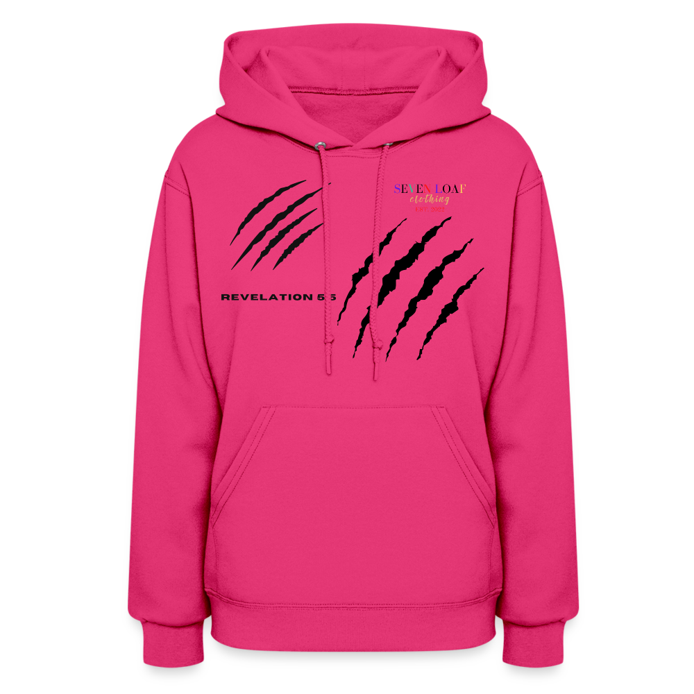 Women's "Tribe of Judah" Hoodie - fuchsia